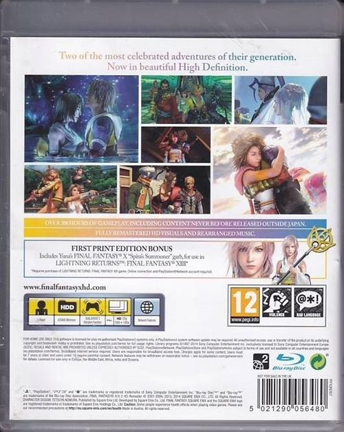 Final Fantasy XX-2 HD Remaster - PS3 (B Grade) (Genbrug)